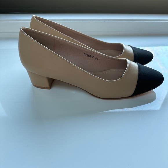 La Bottine Souriante Designer Insipired mademoiselle block heel - Picture 2 of 5